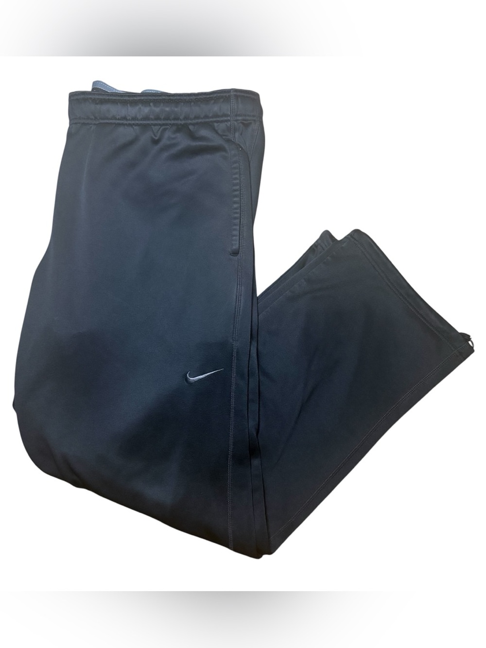 Nike Therma Fit Men’s L Black Sweatpants w/ Drawstring & Pockets